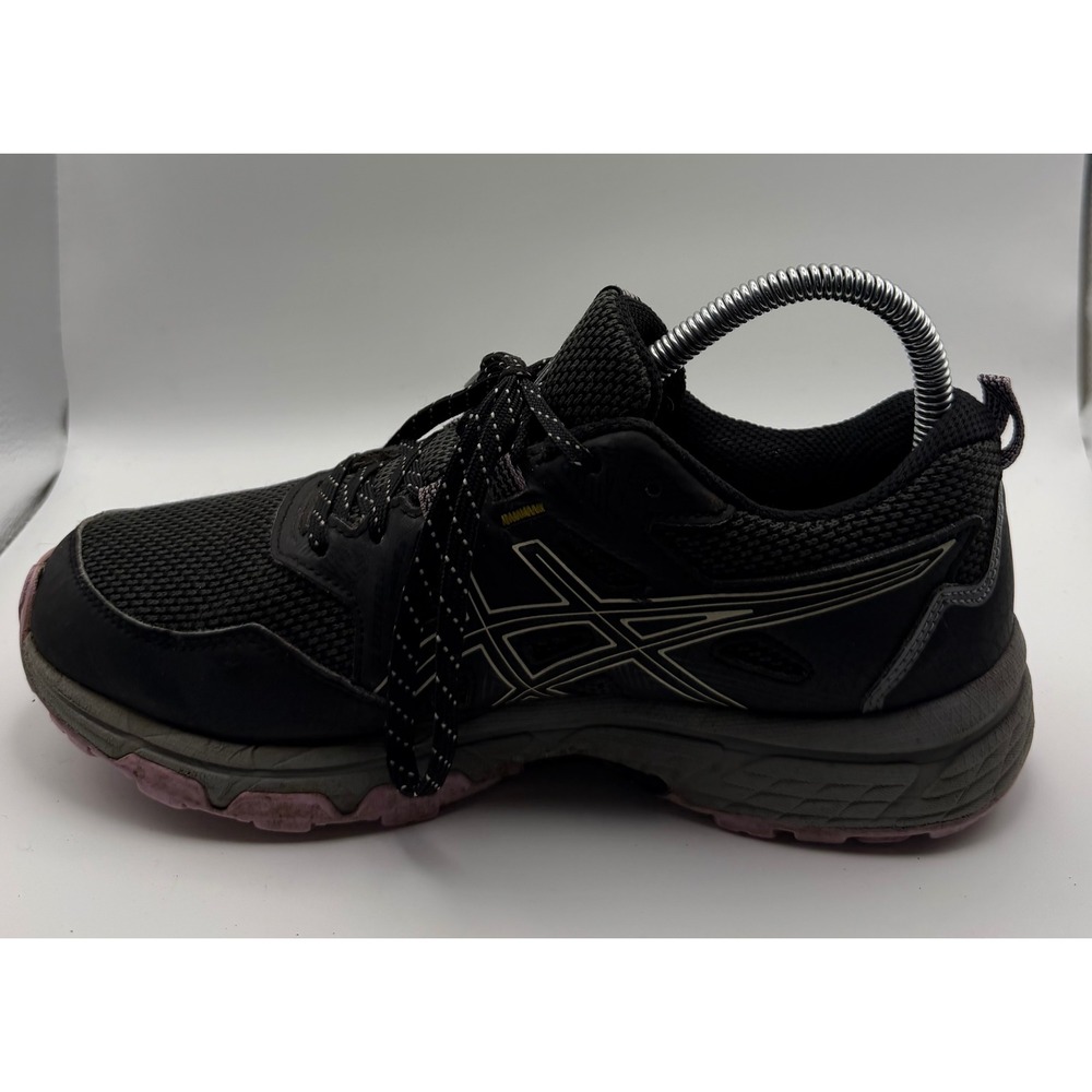 ASICS Gel-Venture 8 Trail Running Shoes Womens 7 Black Pink 1012A708 Good